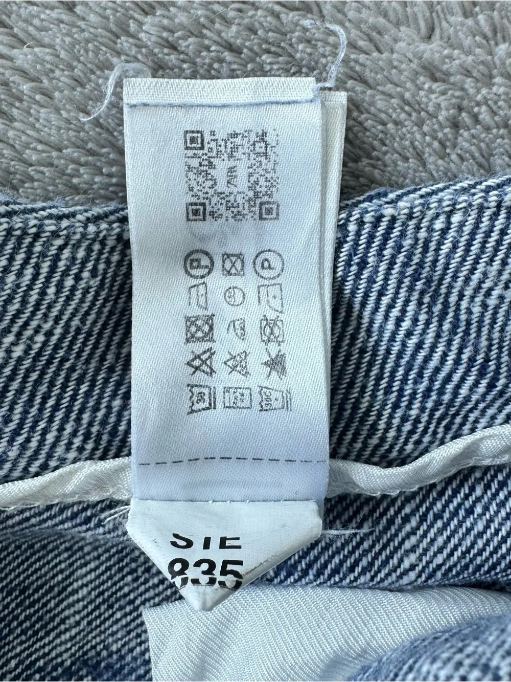 ZARA Wide Leg Linen Blend Pants | Made in Spain | Size S